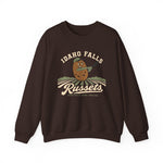 Idaho Falls Russets Crewneck Sweatshirt - Vintage Defunct Baseball Teams - Idaho