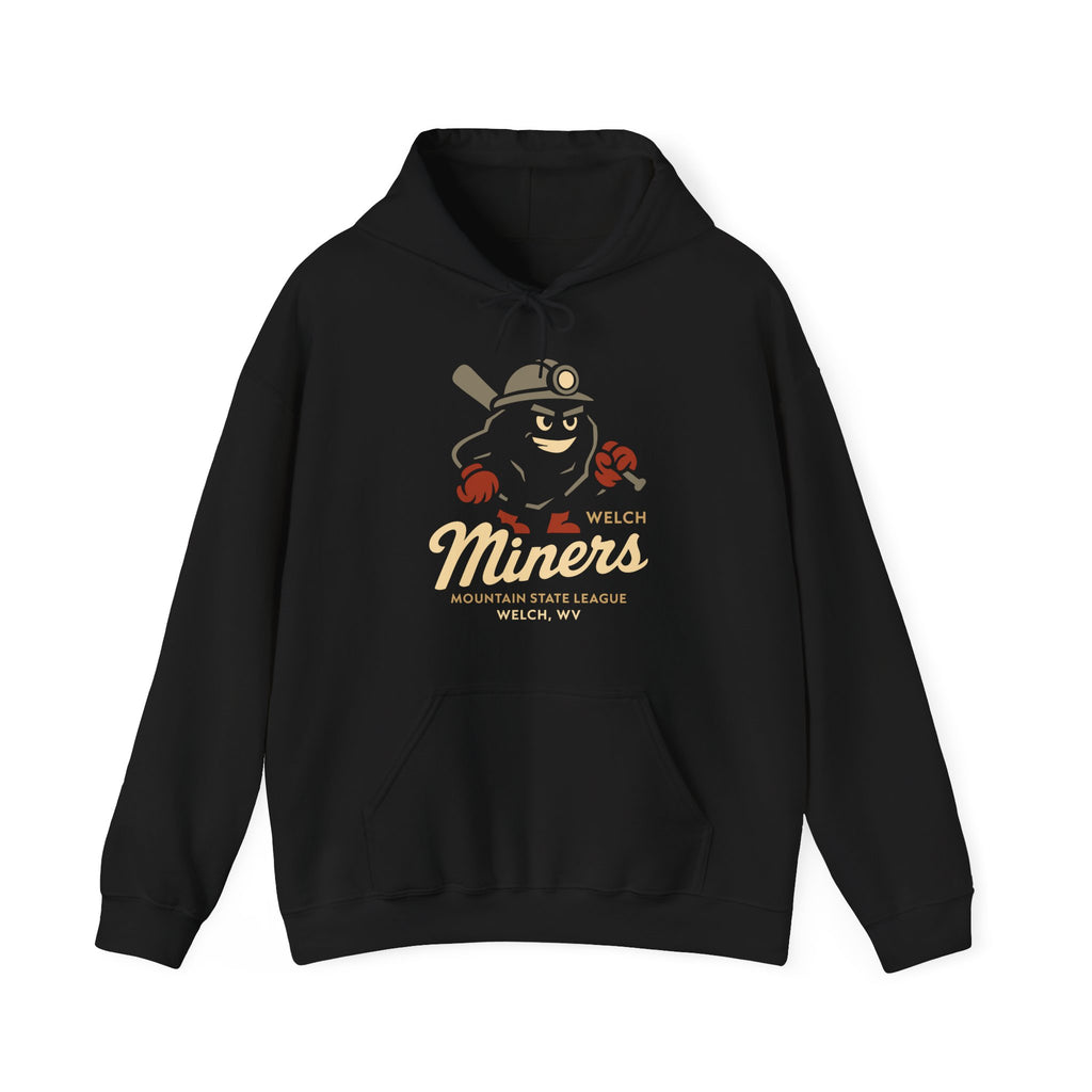 Welch Miners Hoodie - Vintage Defunct Baseball Teams