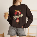 Minot Why Nots Crewneck Sweatshirt - Vintage Defunct Baseball Teams - North Dakota