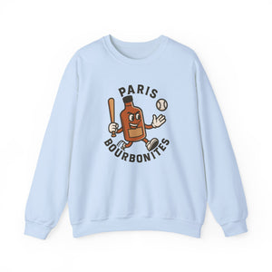Paris Bourbonites Crewneck Sweatshirt - Vintage Defunct Baseball Teams