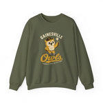 Gainesville Owls Crewneck Sweatshirt - Vintage Defunct Baseball Teams - Texas