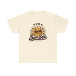 Yuma Sun Sox Heavyweight T-Shirt in natural with the Yuma Sun Sox logo, a smiling baseball sun wearing sunglasses on the front