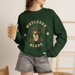 Waycross Bears Crewneck Sweatshirt - Vintage Defunct Baseball Teams - Georgia
