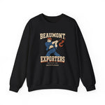 Beaumont Exporters Crewneck Sweatshirt - Vintage Defunct Baseball Teams - Texas
