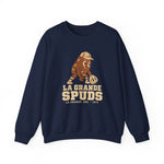 La Grande Spuds Crewneck Sweatshirt - Vintage Defunct Baseball Teams - Oregon