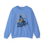 Jeanerette Blues Crewneck Sweatshirt - Vintage Defunct Baseball Teams - Louisiana