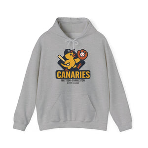 Mattoon-Charleston Canaries Hoodie - Vintage Defunct Baseball Teams
