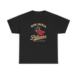 New Iberia Pelicans T-Shirt (Heavyweight) - Vintage Defunct Baseball Teams - Louisiana