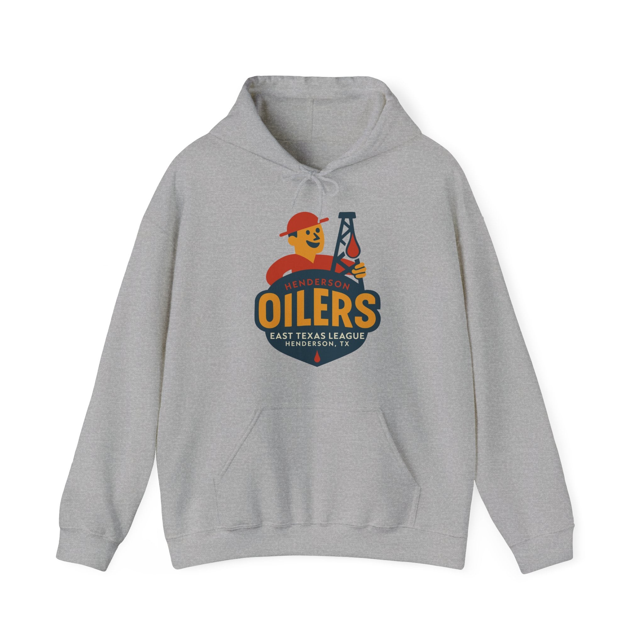 Henderson Oilers Hoodie - Vintage Defunct Baseball Teams