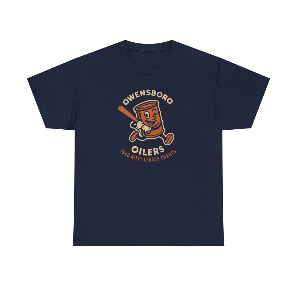 Owensboro Oilers T-Shirt (Heavyweight) - Vintage Defunct Baseball Teams