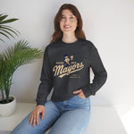 Jackson - Ionia Mayors Crewneck Sweatshirt - Vintage Defunct Baseball Teams - Michigan