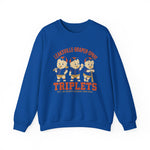 Leaksville-Draper-Spray Triplets Crewneck Sweatshirt - Vintage Defunct Baseball Teams - North Carolina