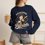 Greensboro Patriots Crewneck Sweatshirt - Vintage Defunct Baseball Teams - North Carolina
