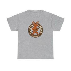 Dyersburg Forked Deers T-Shirt (Heavyweight) - Vintage Defunct Baseball Teams