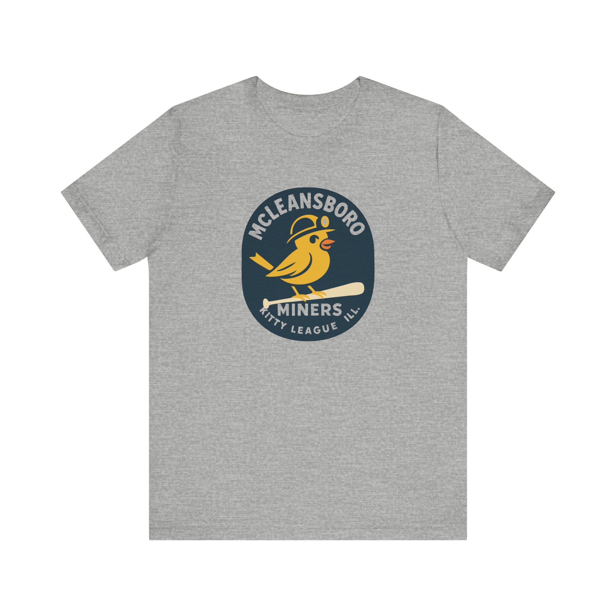 McLeansboro Miners T-Shirt (Premium Lightweight) - Vintage Defunct Baseball Teams