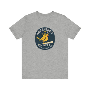 McLeansboro Miners T-Shirt (Premium Lightweight) - Vintage Defunct Baseball Teams