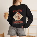 Milford Sandpipers Crewneck Sweatshirt - Vintage Defunct Baseball Teams - Delaware