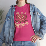Victoria Rosebuds T-Shirt (Heavyweight) - Vintage Defunct Baseball Teams - Texas