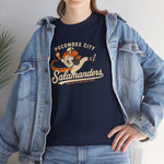 Pocomoke City Salamanders T-Shirt (Heavyweight) - Vintage Defunct Baseball Teams - Maryland