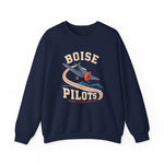 Boise Pilots Crewneck Sweatshirt - Vintage Defunct Baseball Teams - Idaho