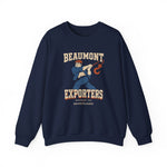 Beaumont Exporters Crewneck Sweatshirt - Vintage Defunct Baseball Teams - Texas
