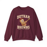 Dothan Browns Crewneck Sweatshirt - Vintage Defunct Baseball Teams - Alabama