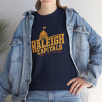 Raleigh Capitals T-Shirt (Heavyweight) - Vintage Defunct Baseball Teams - North Carolina