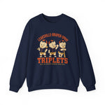 Leaksville-Draper-Spray Triplets Crewneck Sweatshirt - Vintage Defunct Baseball Teams - North Carolina