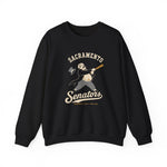 Sacramento Senators Crewneck Sweatshirt - Vintage Defunct Baseball Teams - California