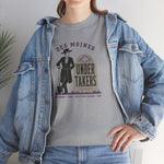Des Moines Undertakers T-Shirt (Heavyweight) - Vintage Defunct Baseball Teams - Iowa