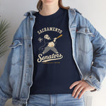 Sacramento Senators T-Shirt (Heavyweight) - Vintage Defunct Baseball Teams - California