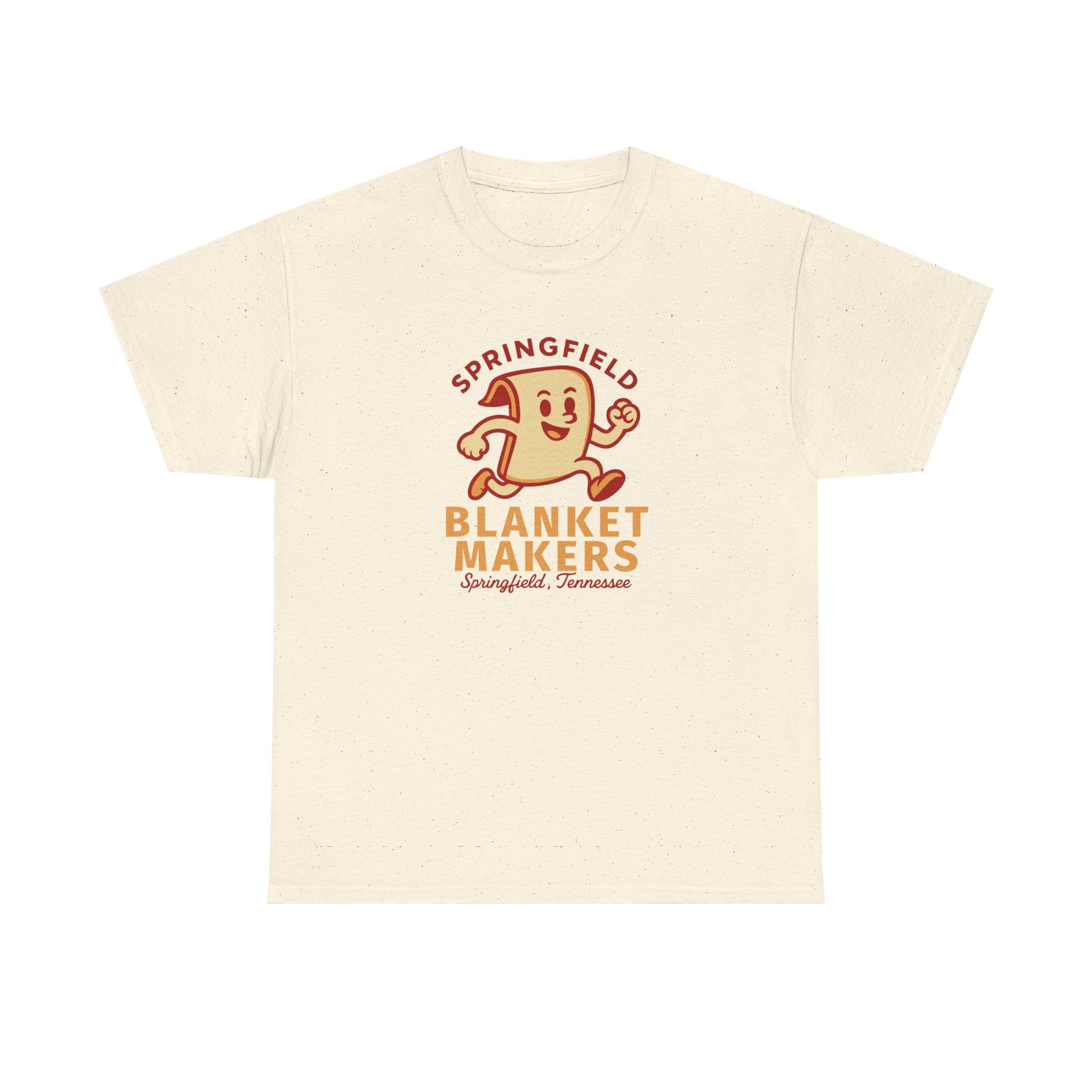 Springfield Blanket Makers T-Shirt (Heavyweight) - Vintage Defunct Baseball Teams