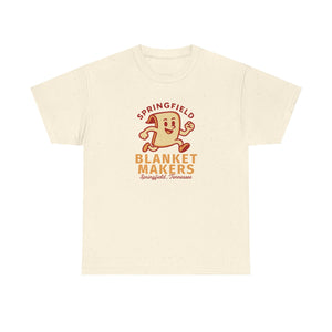 Springfield Blanket Makers T-Shirt (Heavyweight) - Vintage Defunct Baseball Teams