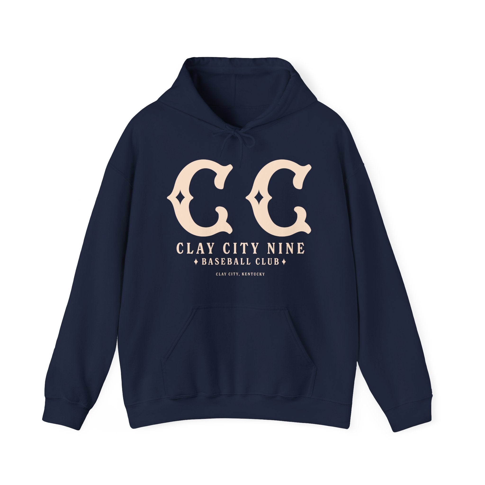 Clay City Nine Hoodie - Vintage Defunct Baseball Teams