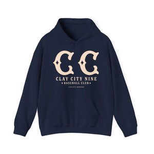 Clay City Nine Hoodie - Vintage Defunct Baseball Teams