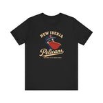 New Iberia Pelicans T-Shirt (Premium Lightweight) - Vintage Defunct Baseball Teams - Louisiana