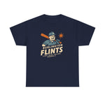 Burlington Flints T-Shirt (Heavyweight) - Vintage Defunct Baseball Teams - Iowa