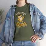 Gainesville Owls T-Shirt (Heavyweight) - Vintage Defunct Baseball Teams - Texas