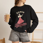 Fargo Divorcees Crewneck Sweatshirt - Vintage Defunct Baseball Teams - North Dakota