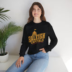 Raleigh Capitals Crewneck Sweatshirt - Vintage Defunct Baseball Teams - North Carolina