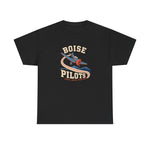 Boise Pilots T-Shirt (Heavyweight) - Vintage Defunct Baseball Teams - Idaho