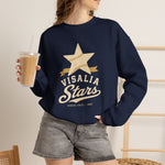 Visalia Stars Crewneck Sweatshirt - Vintage Defunct Baseball Teams - California