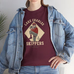 Lake Charles Skippers T-Shirt (Heavyweight) - Vintage Defunct Baseball Teams - Louisiana