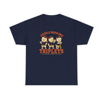 Leaksville-Draper-Spray Triplets T-Shirt (Heavyweight) - Vintage Defunct Baseball Teams - North Carolina