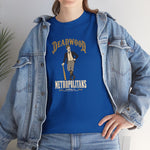 Deadwood Metropolitans T-Shirt (Heavyweight) - Vintage Defunct Baseball Teams - South Dakota