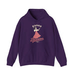 Fargo Divorcees Hoodie - Vintage Defunct Baseball Teams - North Dakota