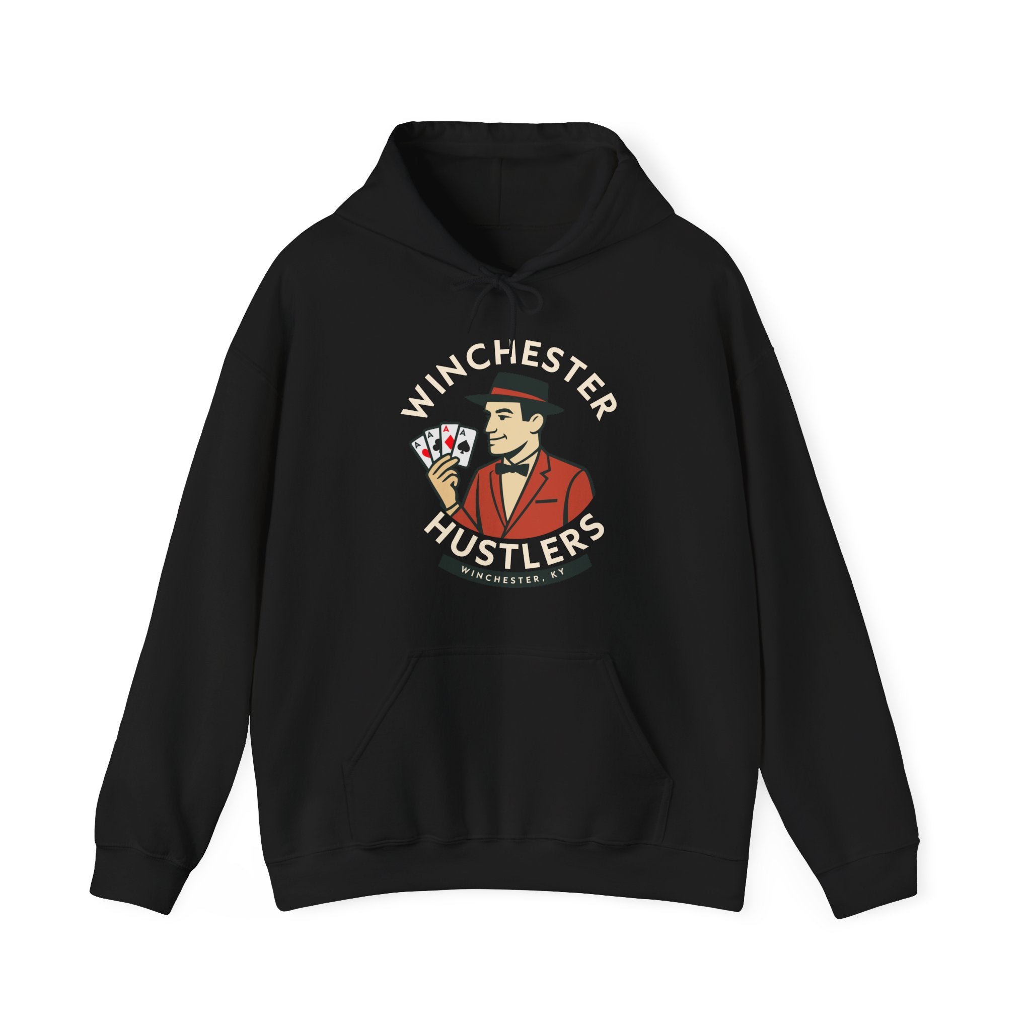 Winchester Hustlers Hoodie - Vintage Defunct Baseball Teams