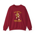 Valdosta Trojans Crewneck Sweatshirt - Vintage Defunct Baseball Teams - Georgia