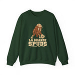 La Grande Spuds Crewneck Sweatshirt - Vintage Defunct Baseball Teams - Oregon