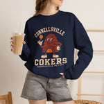 Connellsville Cokers Crewneck Sweatshirt - Vintage Defunct Baseball Teams - Pennsylvania